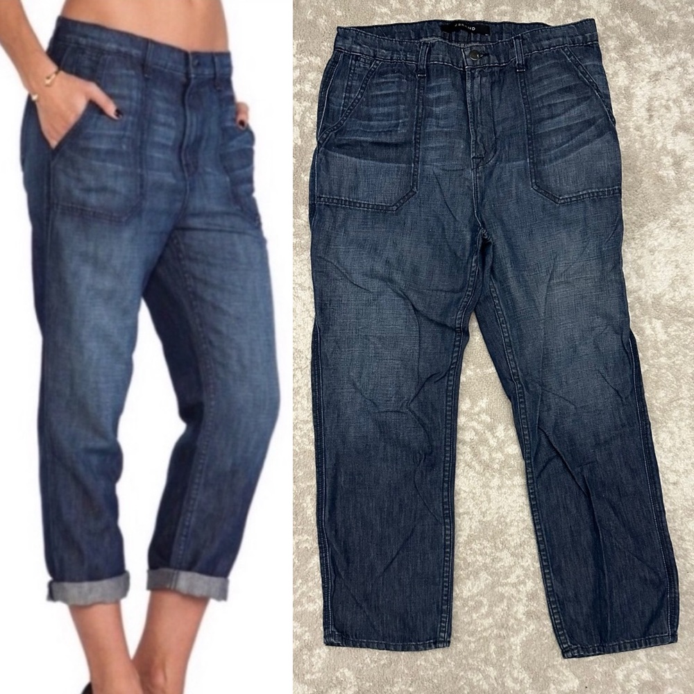 J Brand Rivington Slouchy Cargo Style Baggy Fit Jeans Size 27